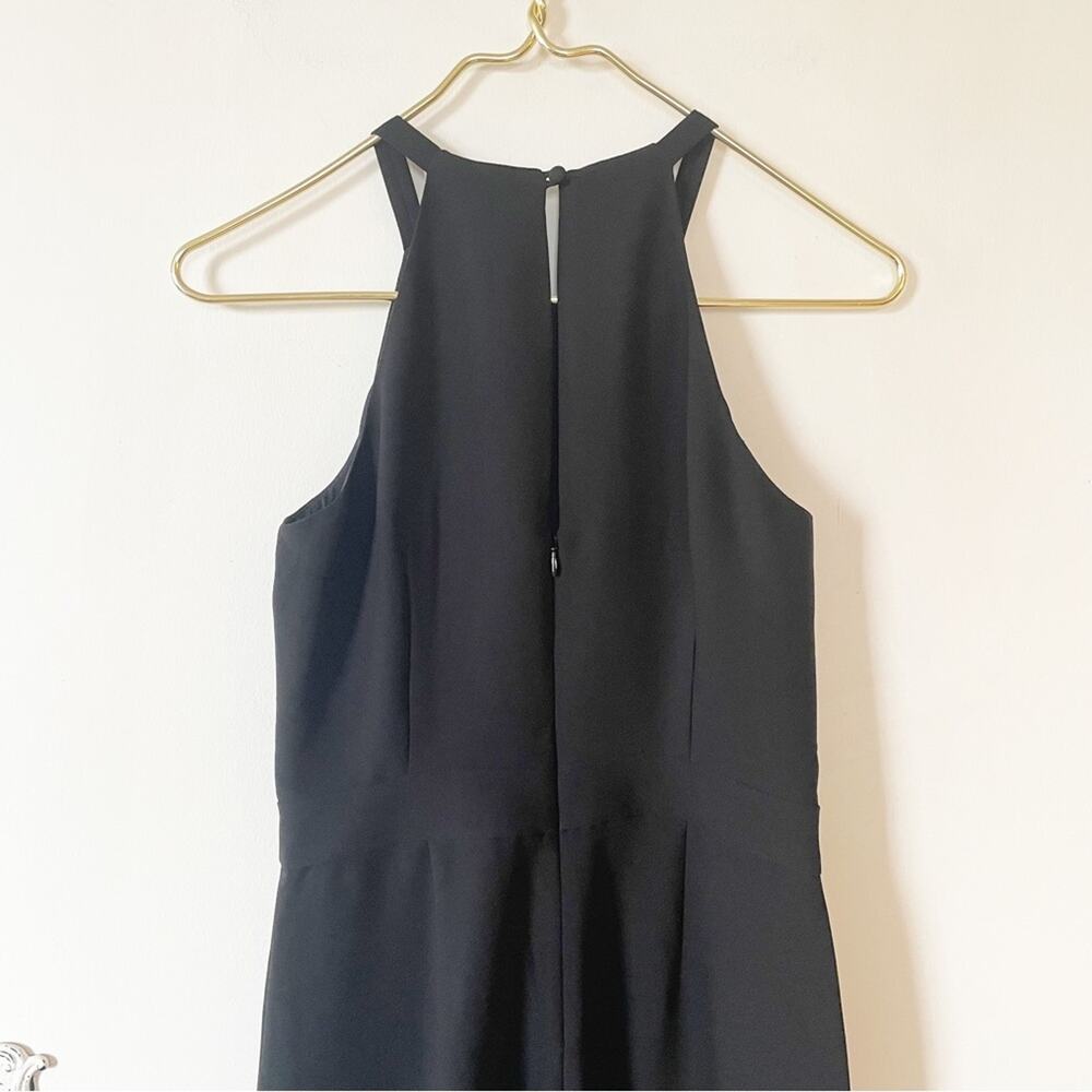 NWT Banana Republic Black Halter Wide Leg Jumpsuit 0 - Picture 5 of 8